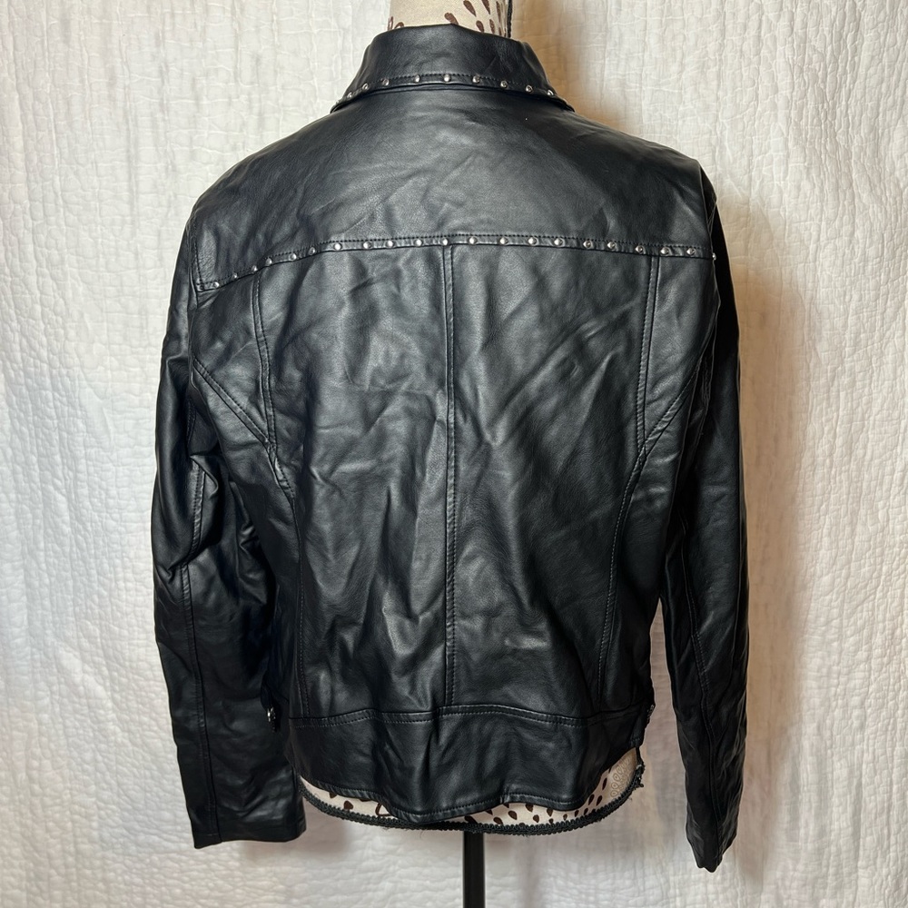 Bar III faux leather jacket , size XXL - Picture 5 of 11